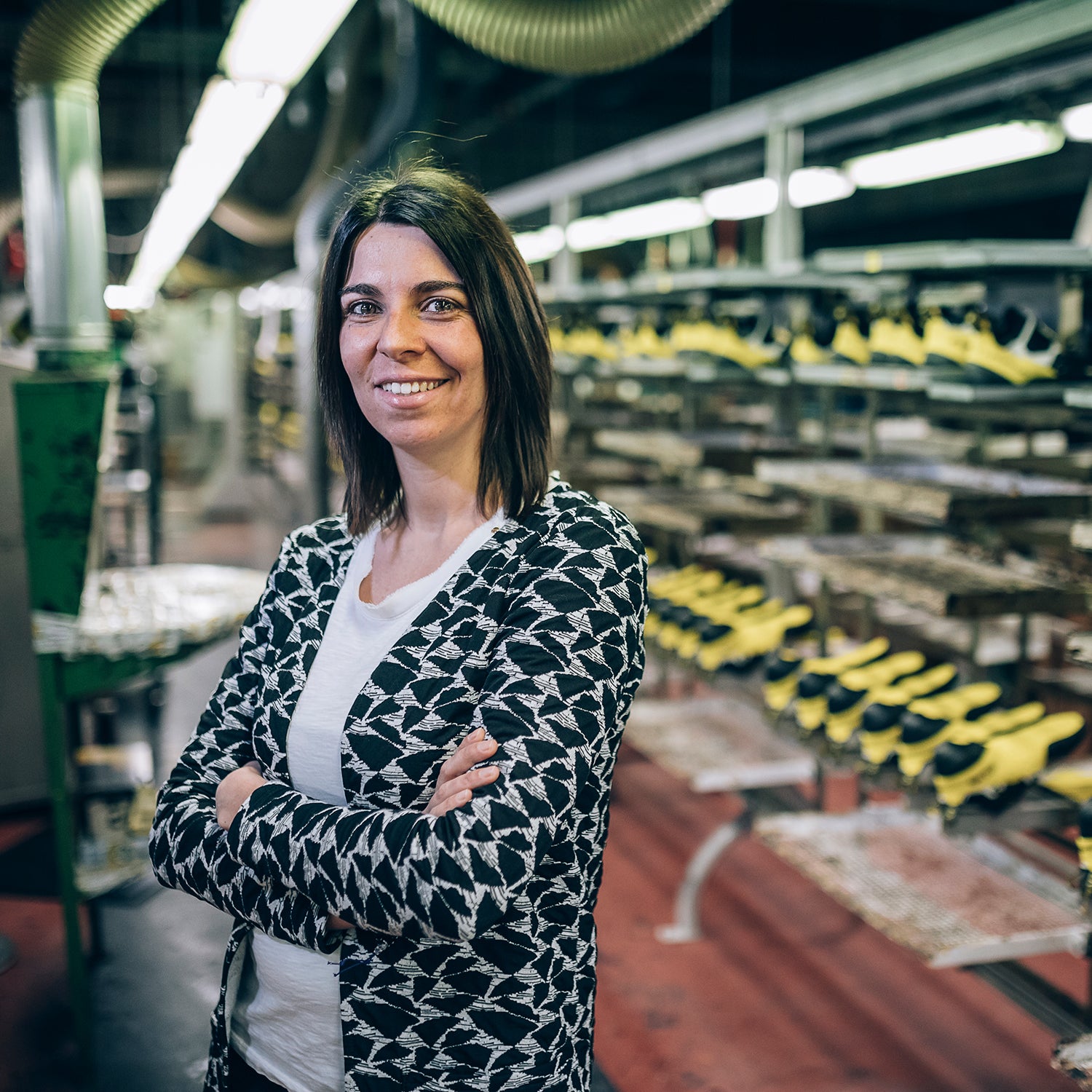 Giulia Delladio’s impact is evident in all of the company’s products, which today sport eye-popping colors with a European flair.