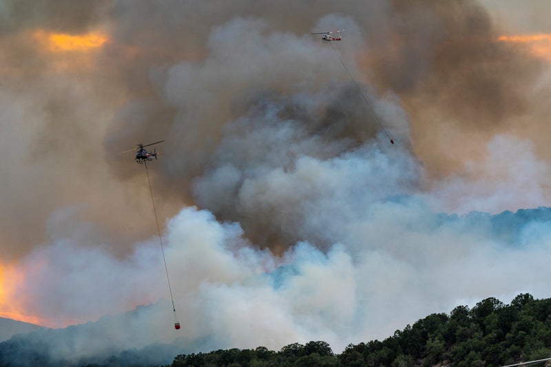 July 3rd, 5:30 PM: A friend texts me that there is a “fire close to your home.” I race to Basalt and see billowing smoke from the nearby shooting range. Two helicopters are already working the fire dropping water via slurry pods from nearby Lake Christine. We are amazed to learn that despite the level two fire restrictions (no fires, no fireworks, no nothing) our state-managed shooting range remained open despite calls to close from the town and the fire department.