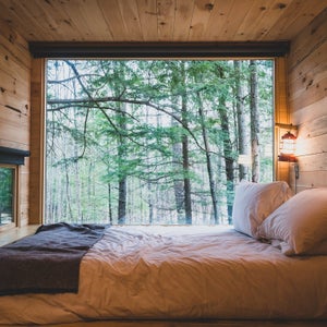 When the cabin itself is as cool as these, you may never want to leave.