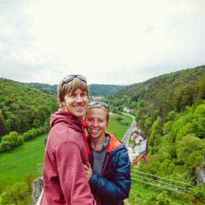 Beth and Cody Harris are more than happy to offer local tips on climbing in the Castle Dale, Utah area.