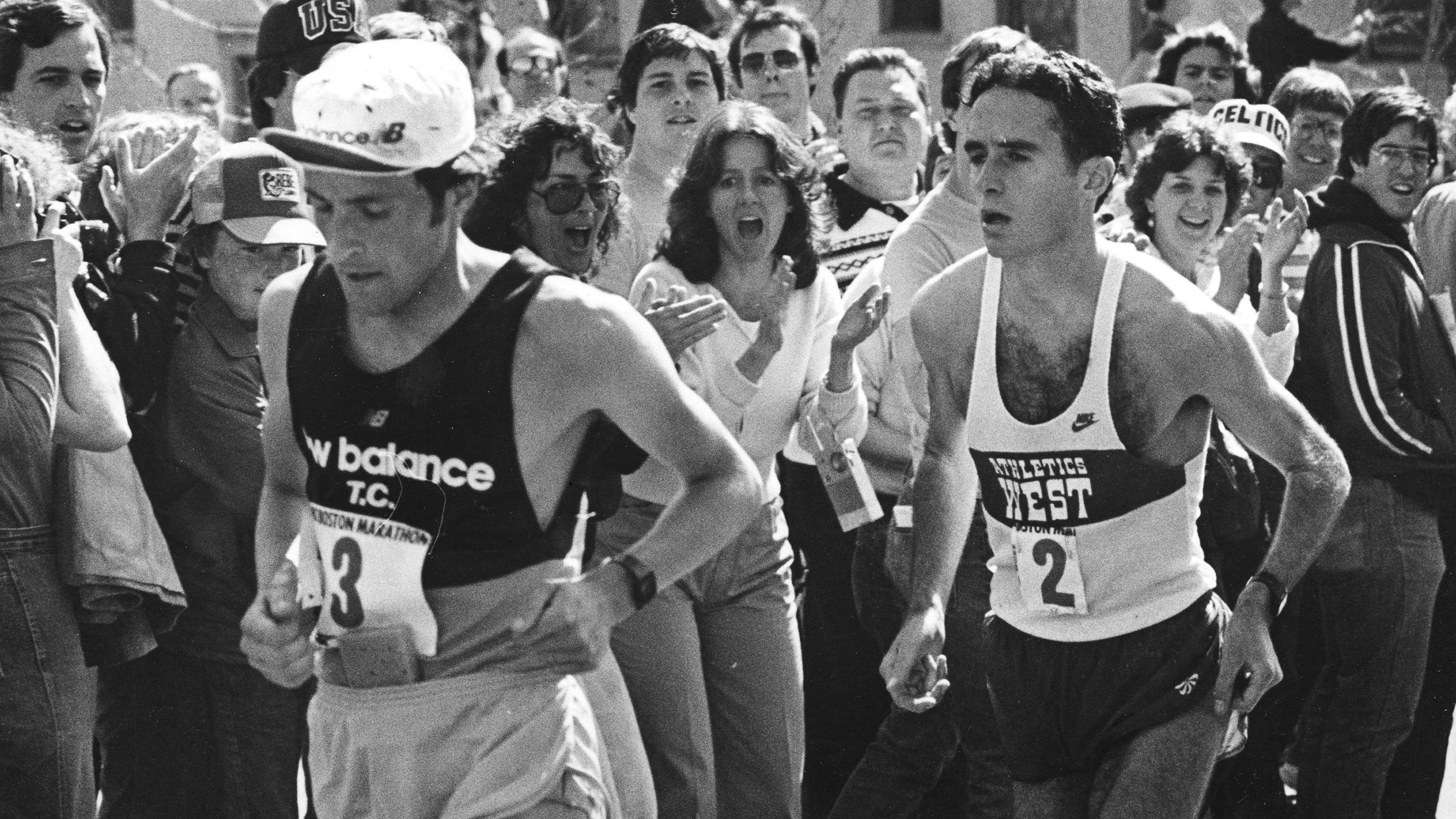 Alberto Salazar and Dick Beardsley duke it out in an epic “battle in the sun.”