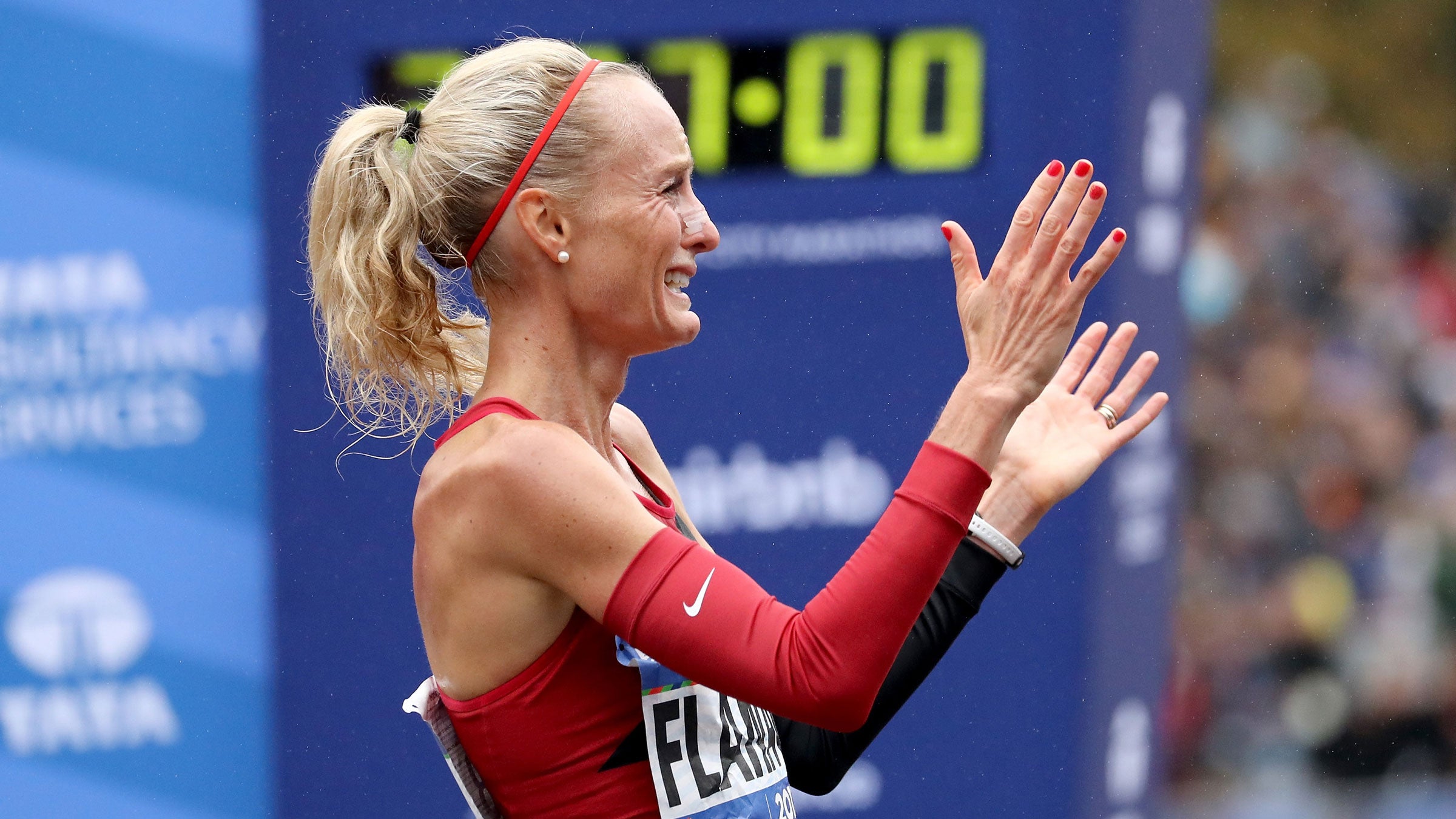 Shalane Flanagan is back.