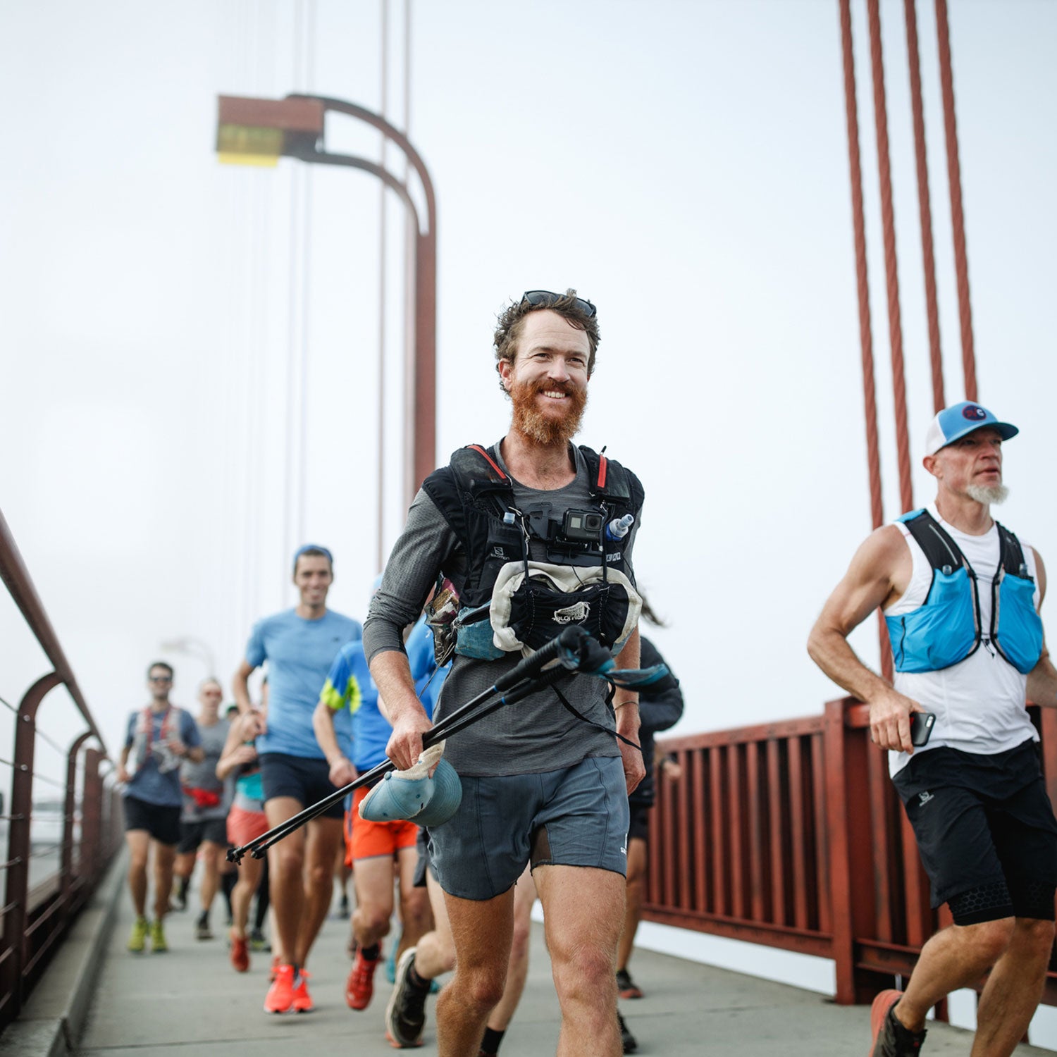Gates wants to run every single street in San Francisco—a distance of over 1,200 miles.