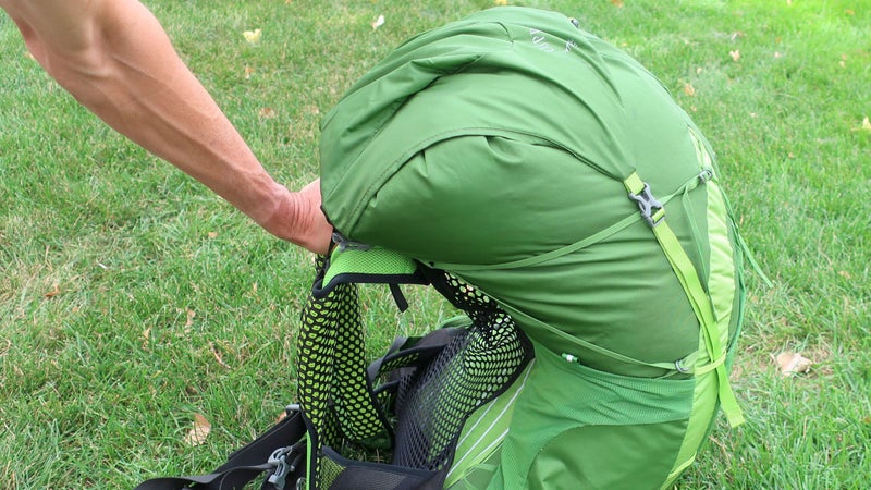 The Lightwire alloy frame is remarkably pliable. It absorbs shock better than stiff packs, but it's overwhelmed by heavier loads, akin to carrying a restless toddler or a 35-pound bobblehead.