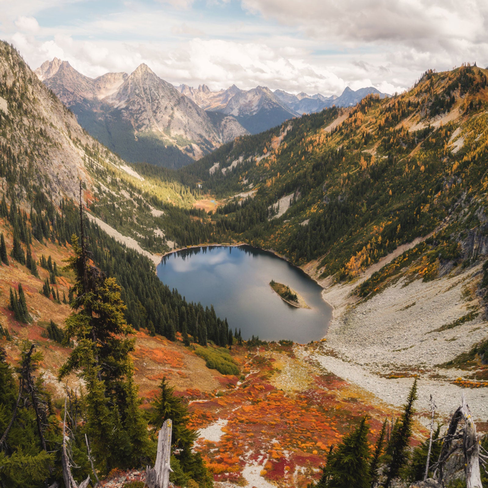 The North Cascades in Washington is one of the seven brilliant spots we've picked to go backpacking this fall.