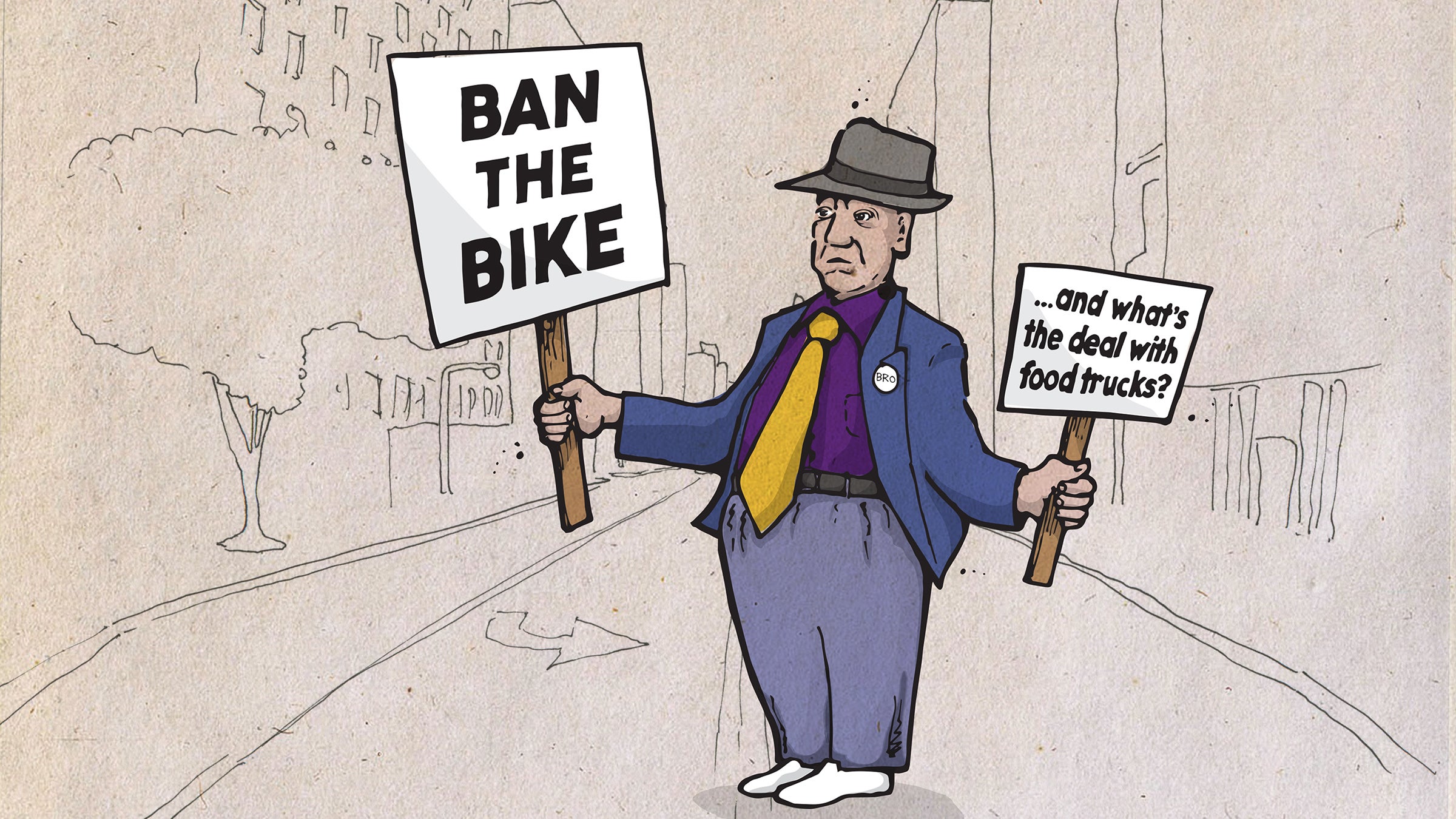 Need a few more pageviews? Write a screed about how those damn bikers should be licensed and insured and watch the indignant comments roll in.