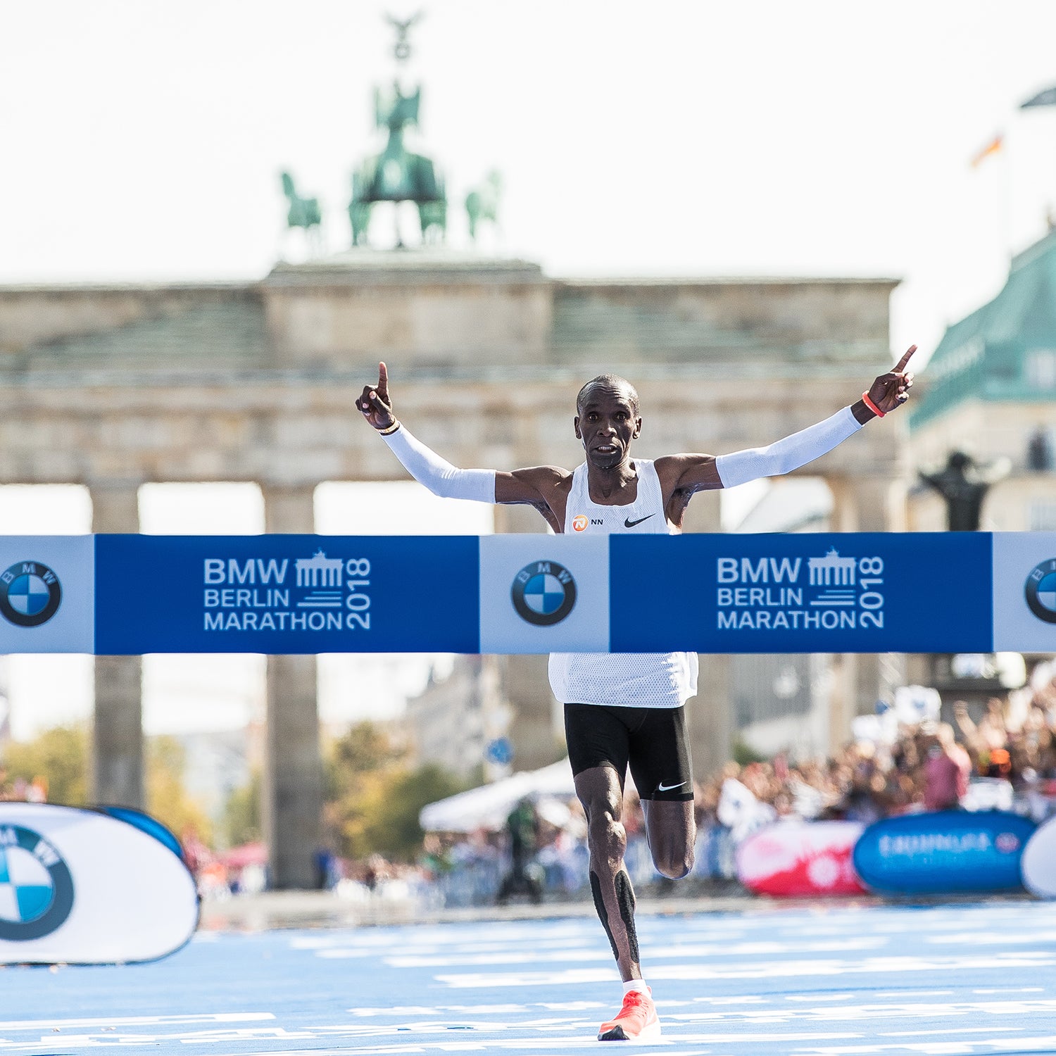 Kipchoge ran 2:01:39, slicing a stunning 78 seconds off the previous world record