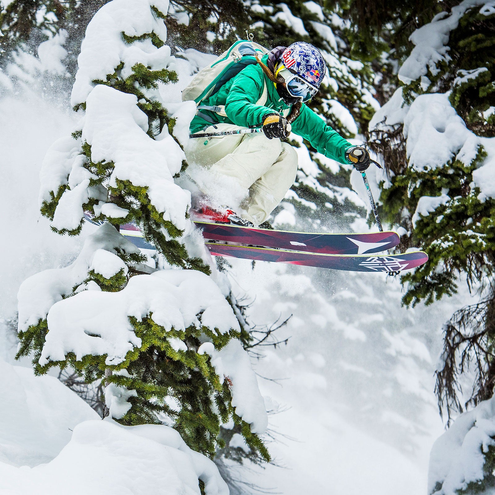 Michelle Parker shredding.