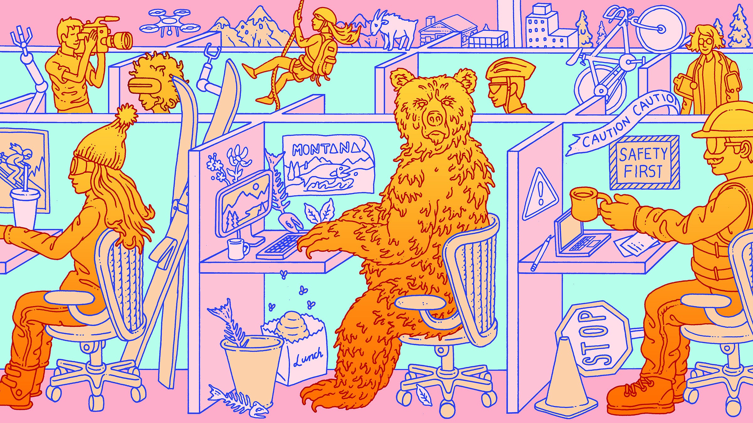 These top places to work offer perks like unlimited paid time off, team ski or brewery outings, and on site massage therapy.