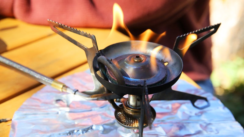 Turn off your stove and let it cool down.