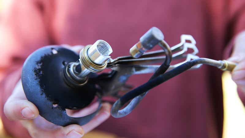 Carefully remove the fuel generator loop.