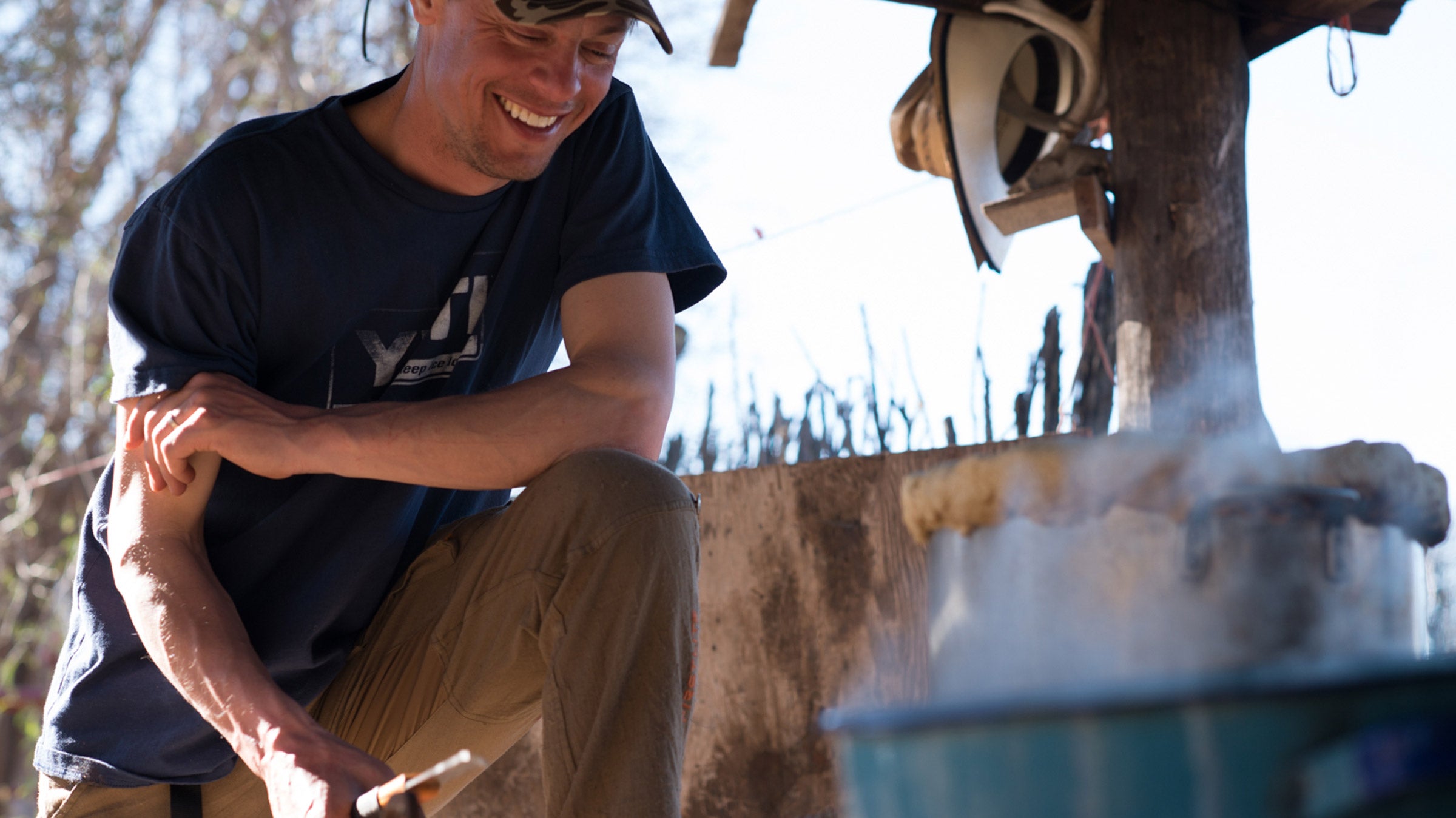 Even though Rinella does actually eat turkey on turkey day, he has "cooked a boatload of turkeys."