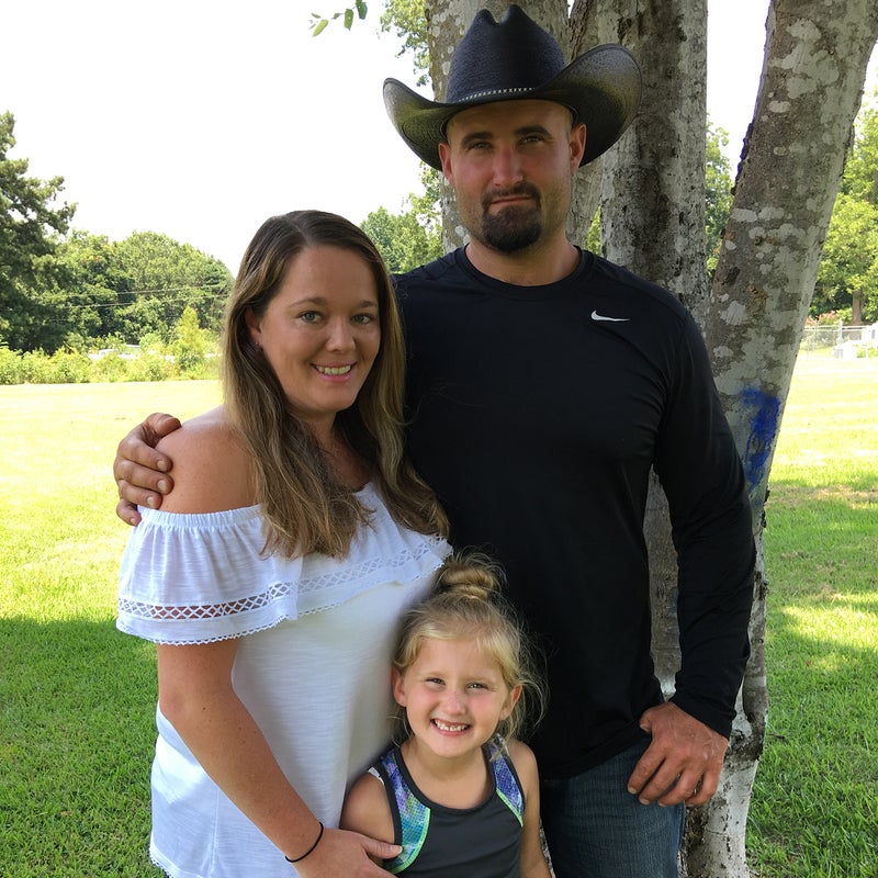 Val and family in Mississippi