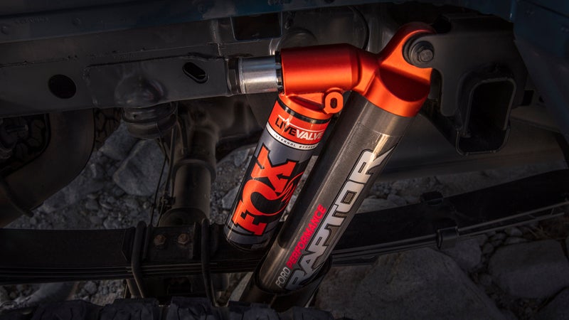Already the highest-quality suspension system available on a factory-stock vehicle, the addition of active compression-damping adjustment elevates the Raptor's most important component to a whole new level.