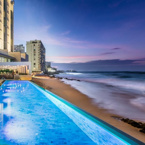 Escape the winter cold at this beachside hotel in Puerto Rico.