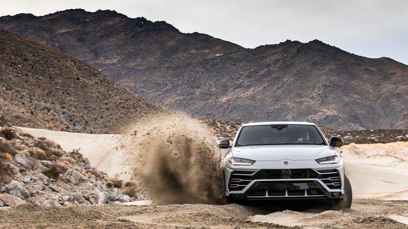 With 650 horsepower, powerslides are easy.