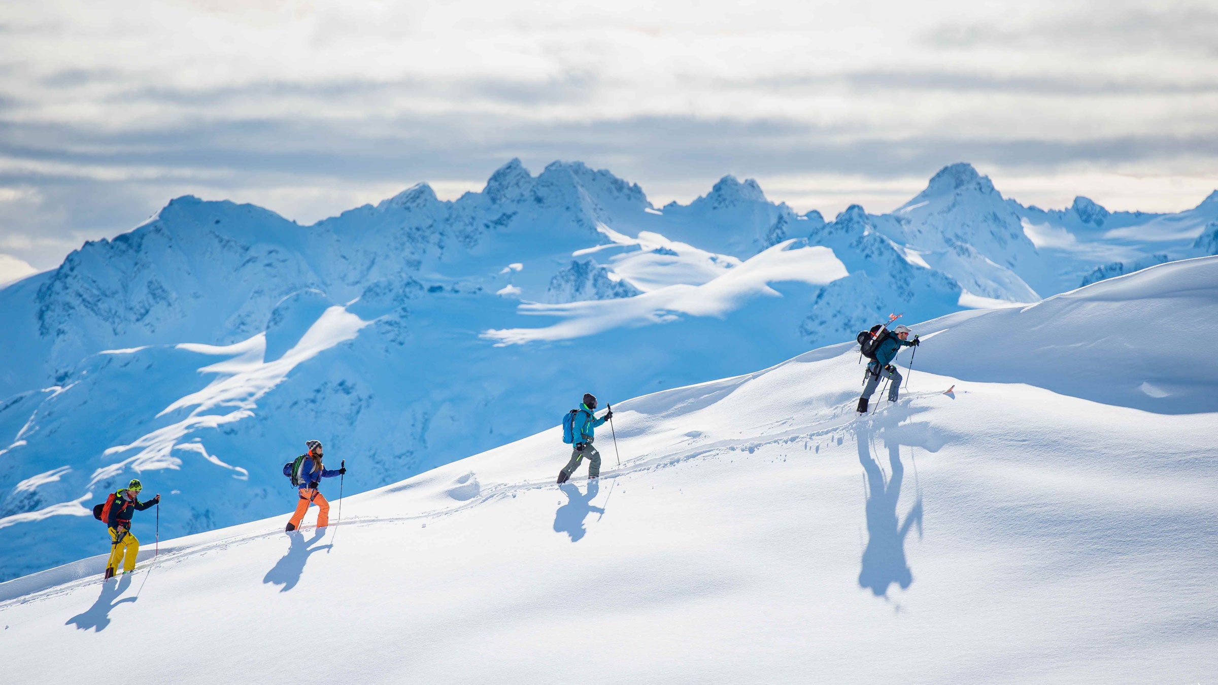 Points North Heli-Adventures has expeditions this March where you will spend three days being dropped by a helicopter into the Chugach Mountains and three days ski touring from Cordova’s Orca Adventure Lodge.
