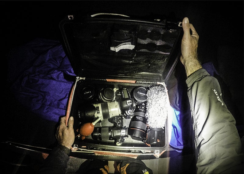 Taken during the 2014-2015 Volvo Ocean Race with Team Alvimedica. A look at Amory's kit on May 23, 2015.