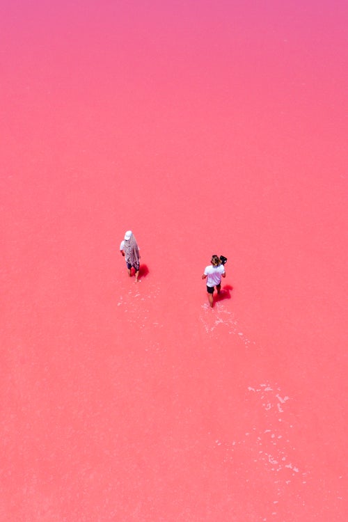 Lake Hillier is just one of Western Australia’s pink lakes. Scientists suspect they get their bubblegum hue from the same-colored bacteria and algae that flourish in the saline water.