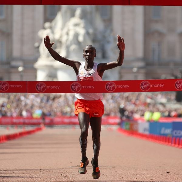 Eliud Kipchoge has come the closest to a sub-2 hour marathon at 2:01:39.