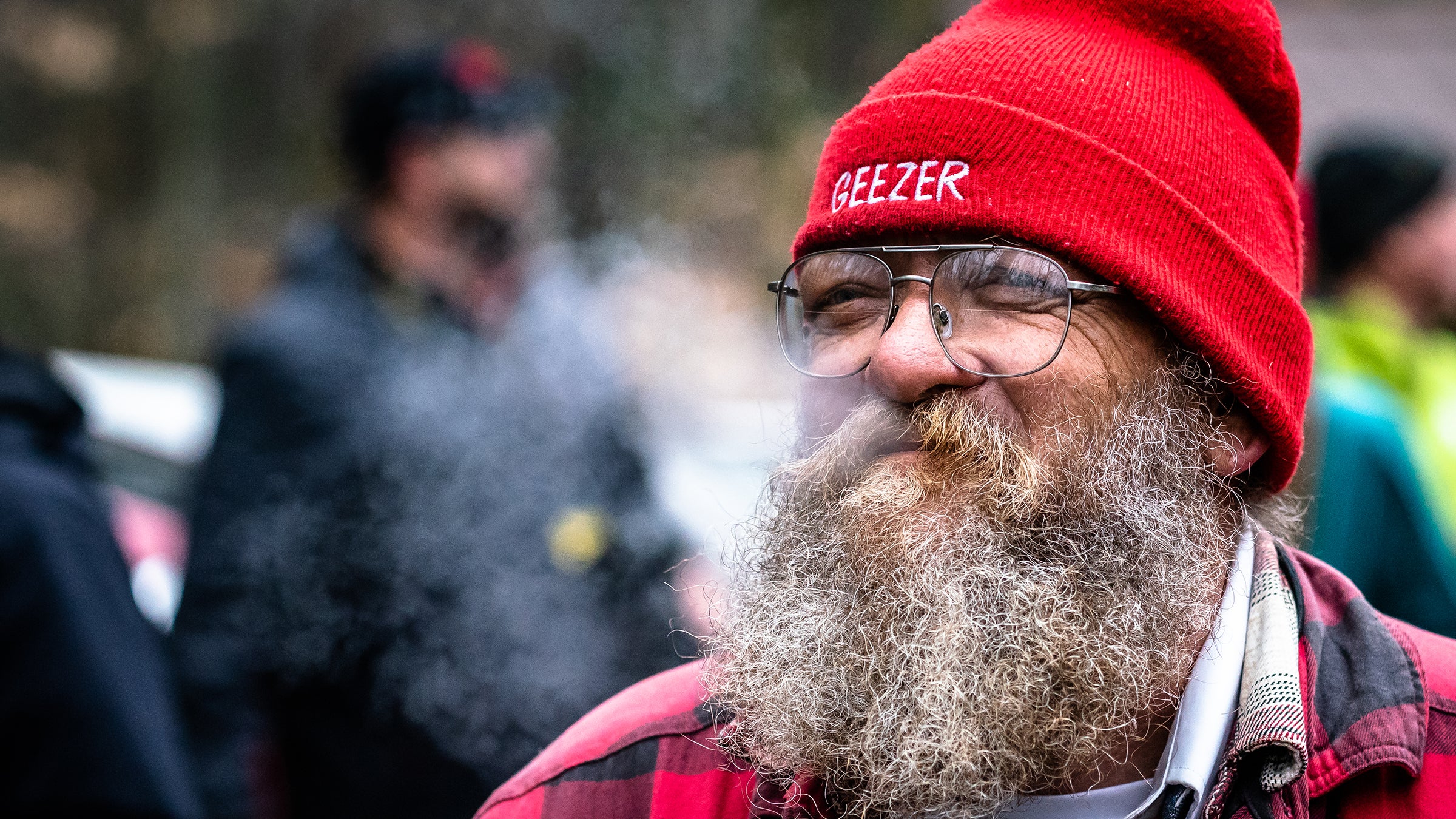 Gary Cantrell, AKA Lazarus Lake, starts the Barkley Marathon each April Fools' Day by lighting a cigarette and letting out a stream of smoke.
