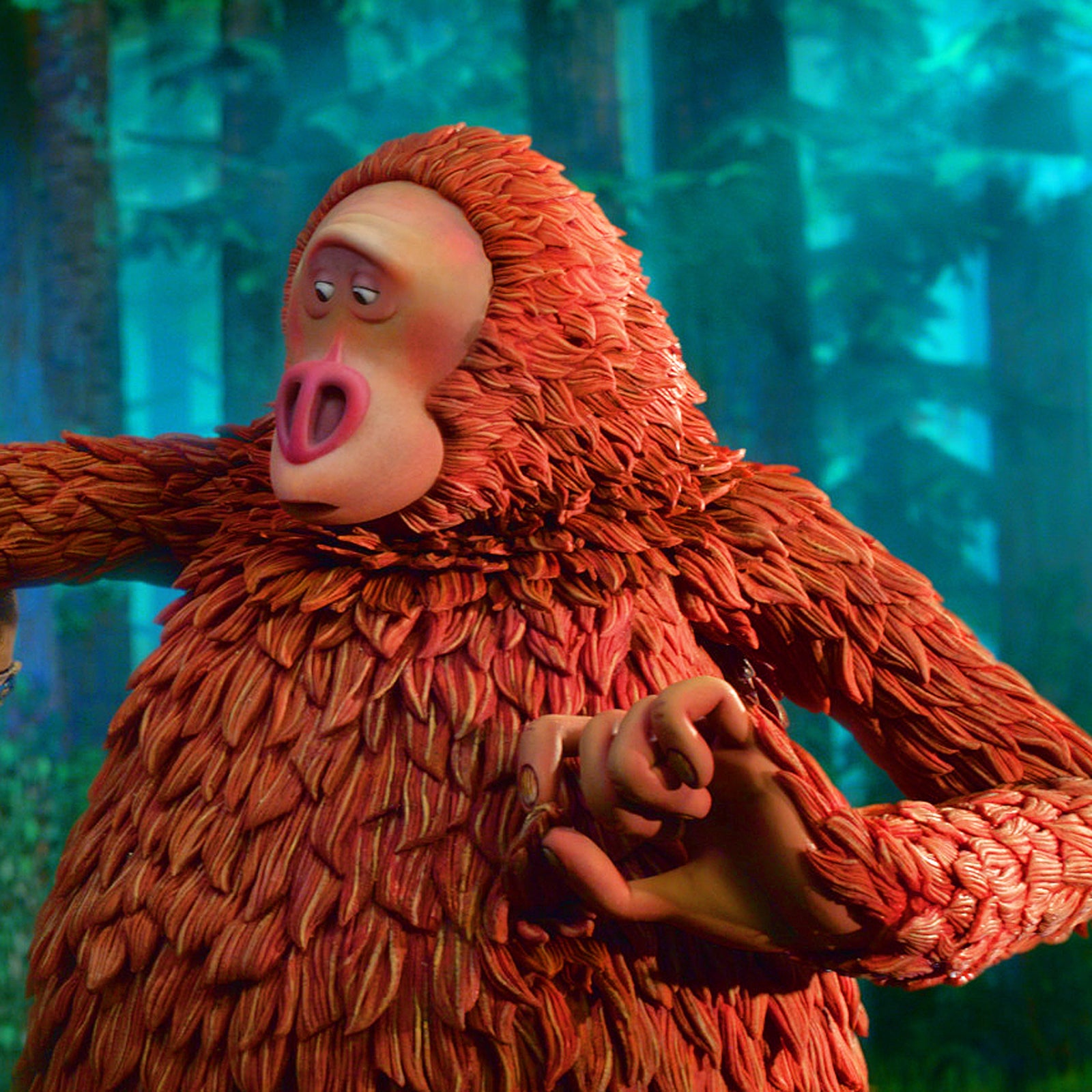 Sir Lionel Frost (left) voiced by Hugh Jackman and Mr. Link (right) voiced by Zach Galifianakis.