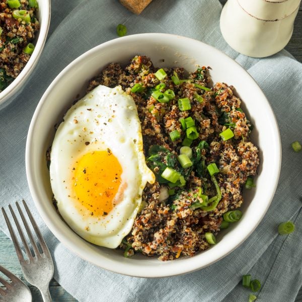 Add protein to your morning with our favorite ancient grain: quinoa.