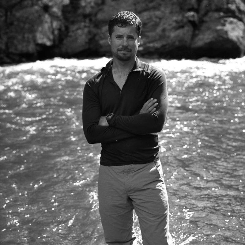 The author near his home in Santa Fe, New Mexico
