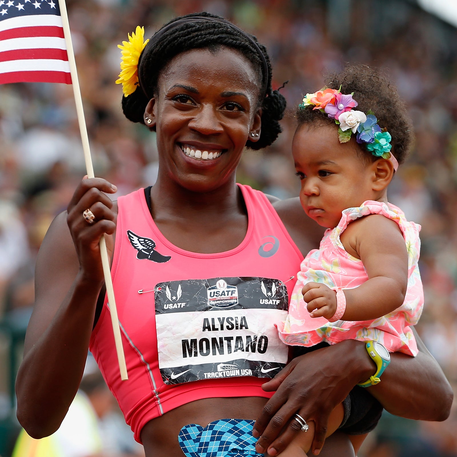 Montaño is a former Nike runner who changed sponsors after finding out that the company would likely “pause her contract” (i.e. not pay her) if she decided to have a baby during her professional career.
