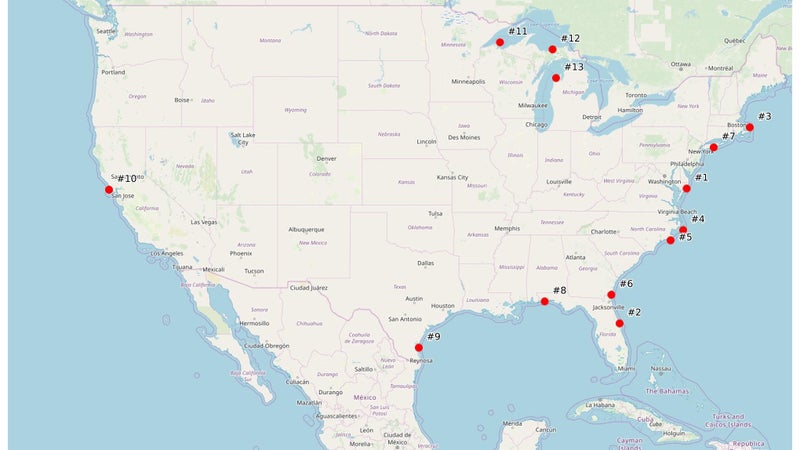 National Seashores and Lakeshores