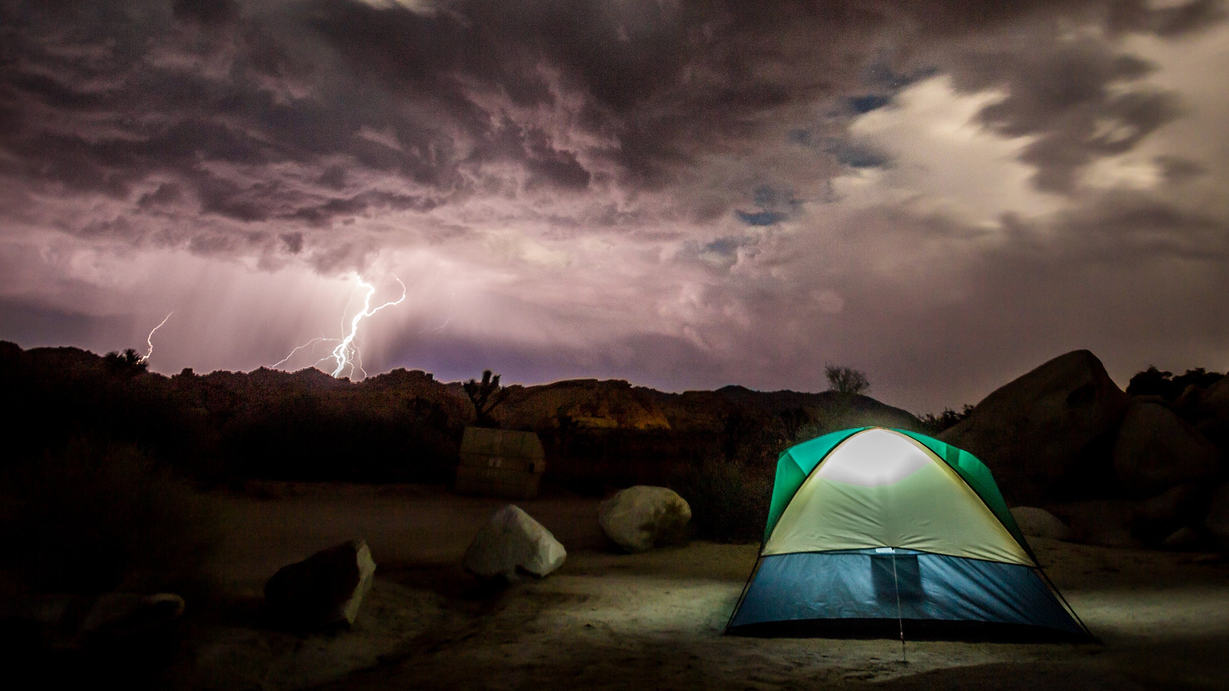 With a storm like this approaching, do you really want to trust your fate to a $29.95 tent you found at Walmart? 