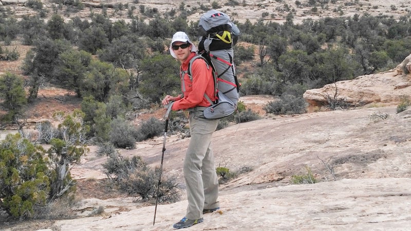 Spousal trip in Utah’s Cedar Mesa, when I carried just about everything for the two of us—plus what seemed liked a lot more.