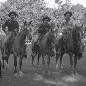 Ikua Purdy, Archie Ka'au'a, and Willie Spencer, from 'Aloha Rodeo.'