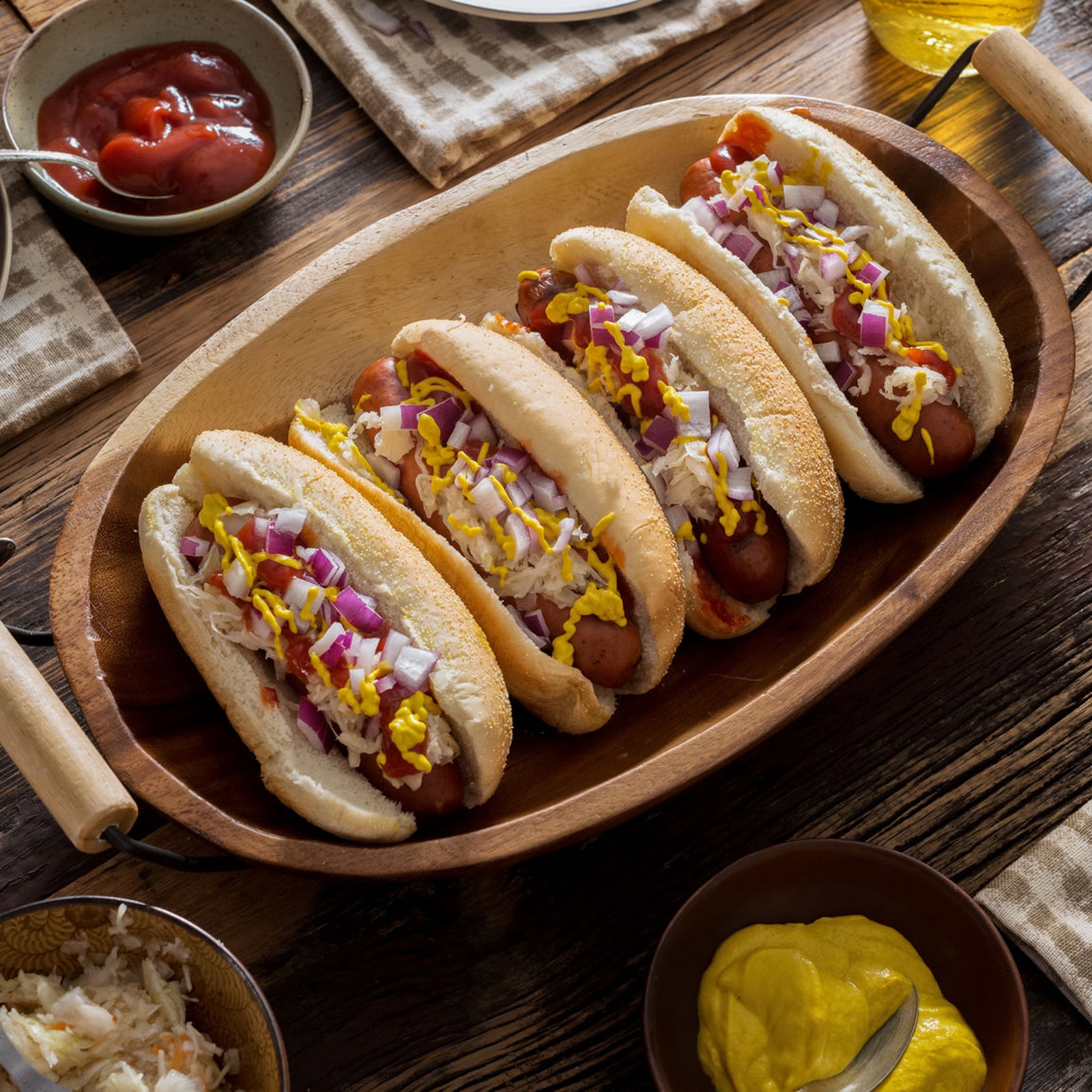 Chow down on these no-meat hot dogs for National Hot Dog Day.