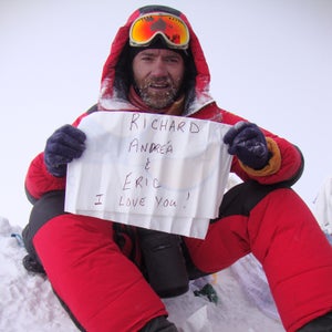 St. Germain on the summit of Mount Everest