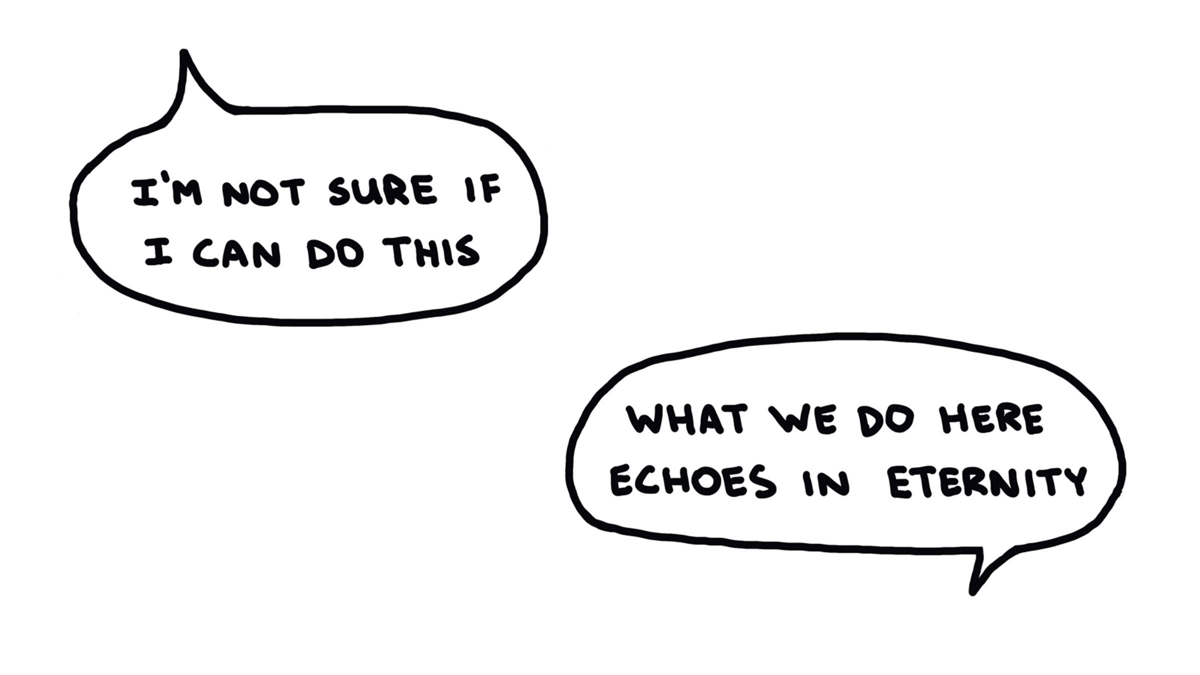 These words are all they’ll need to send the proj.
