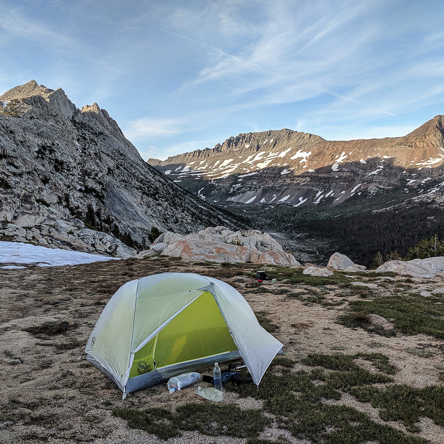 Conditions while reviewing the Tiger Wall Carbon were ideal for backpacking, less so for testing gear. The TWC saw little rain, wind, or rough campsites.