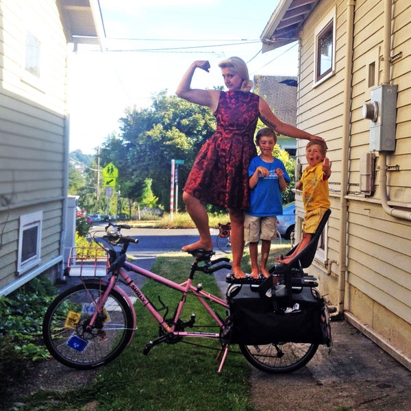 Motherload explores an alternative route to parenting—one that trades four wheels for two.