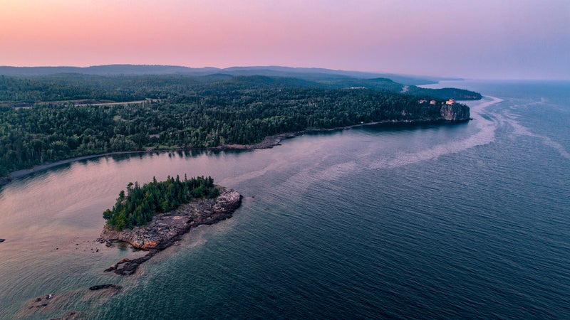 Split Rock Lighthouse at Sunset