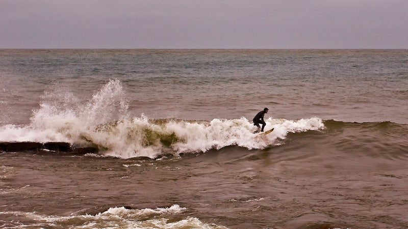 Un surfeur à Duluth