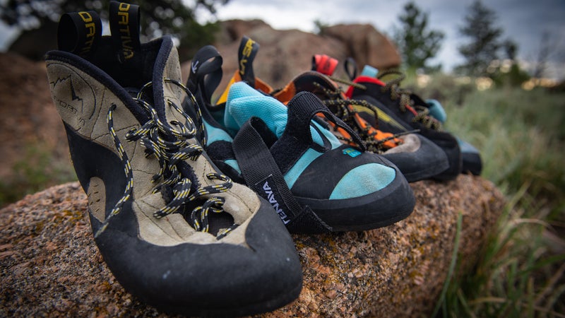 Climbing shoes