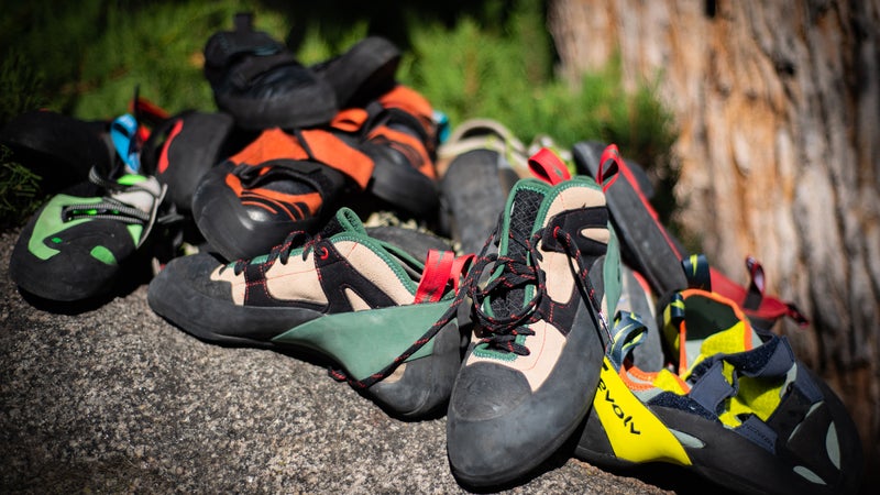 Climbing shoes