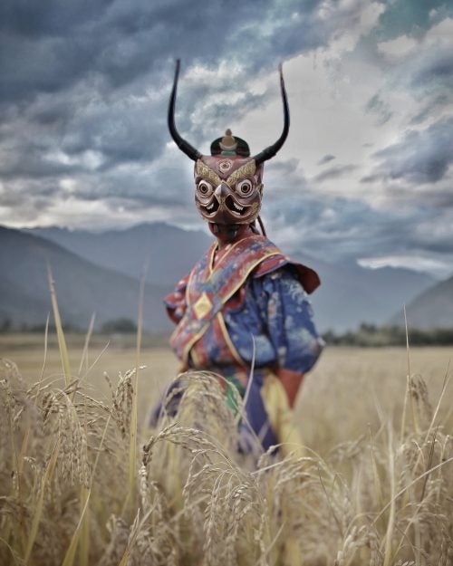 Buddhist Mask, Paro, Bhutan