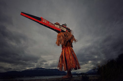 Hamatsa Raven Mask, Alert Bay Canada