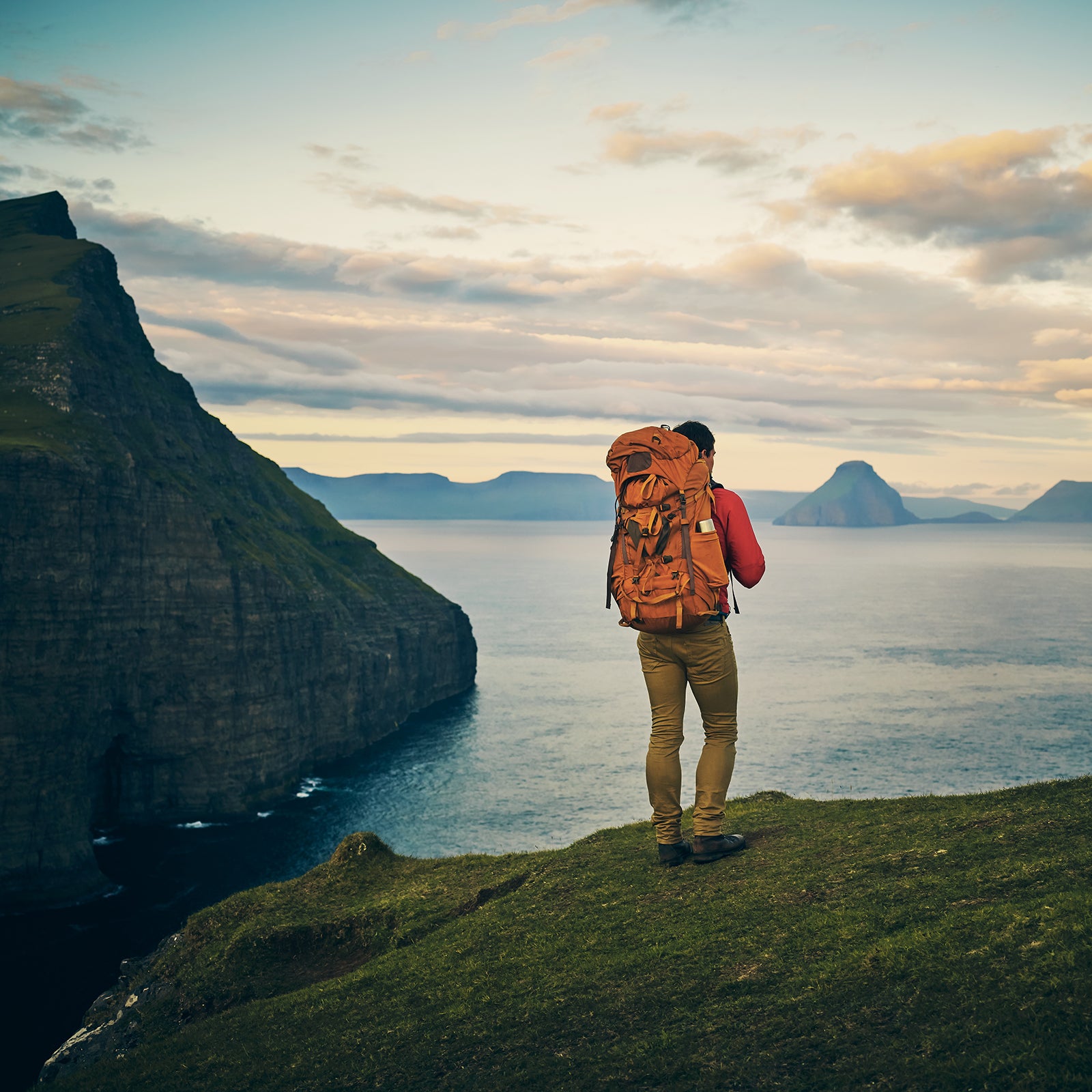 Man traveling