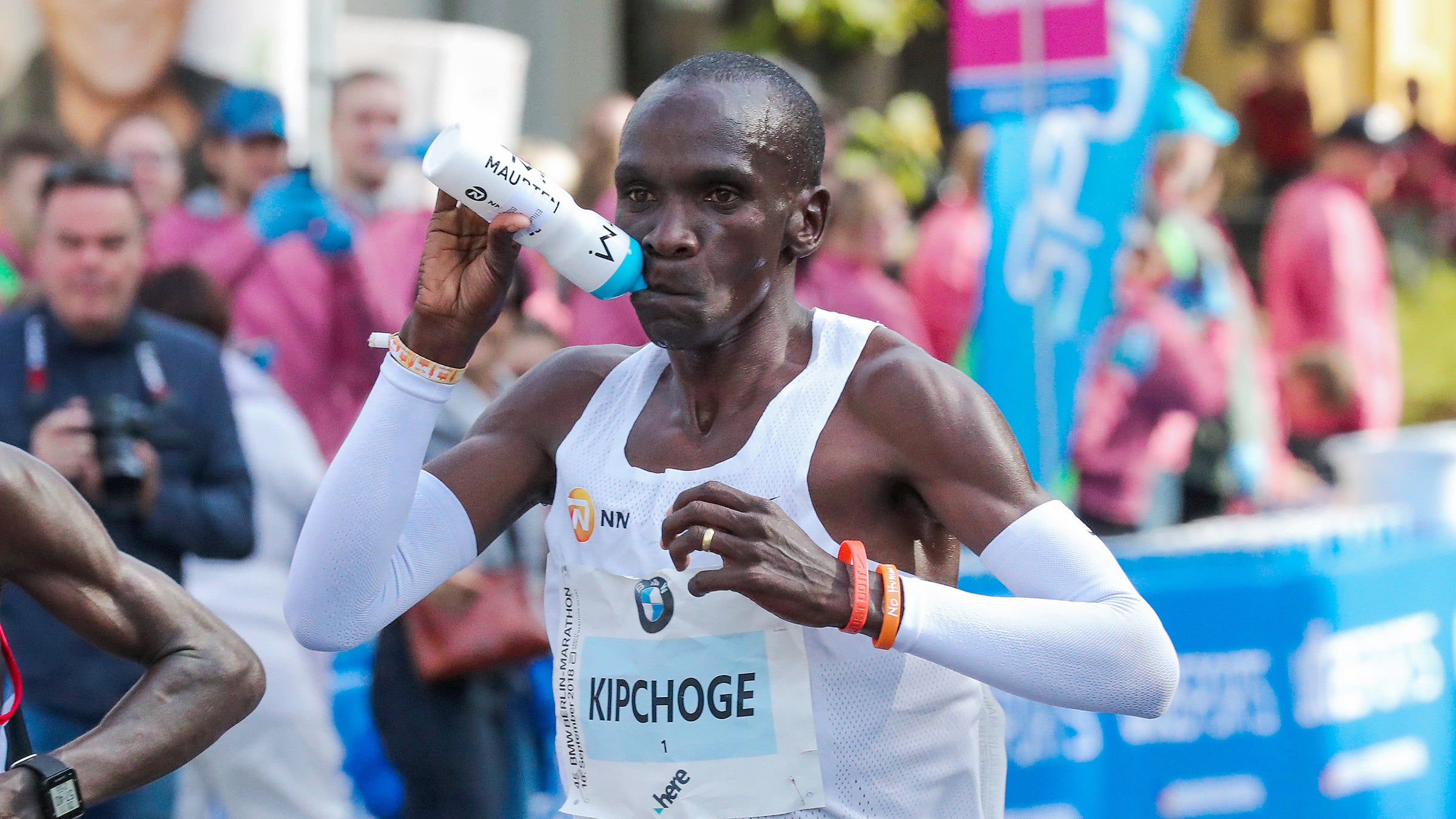 Eliud Kipchoge is one of a long list of marathon stars who swear by Maurten’s hydrogel drink.