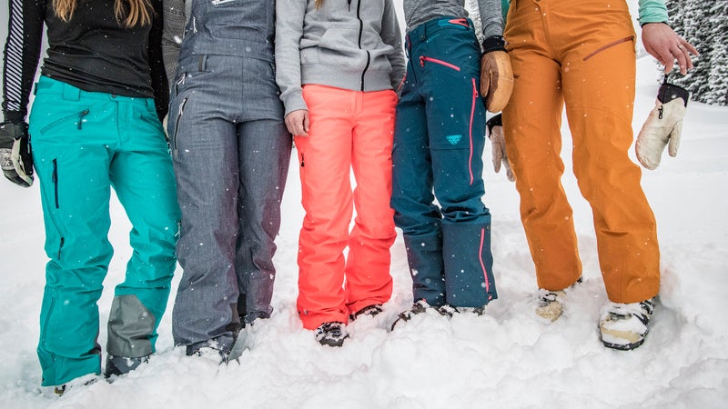 Ski pants and bibs