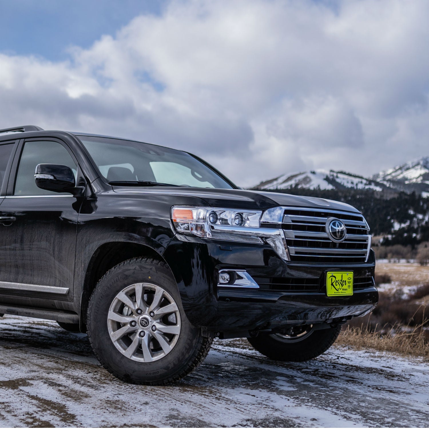 Our Land Cruiser, in Tom Miner Basin, Montana