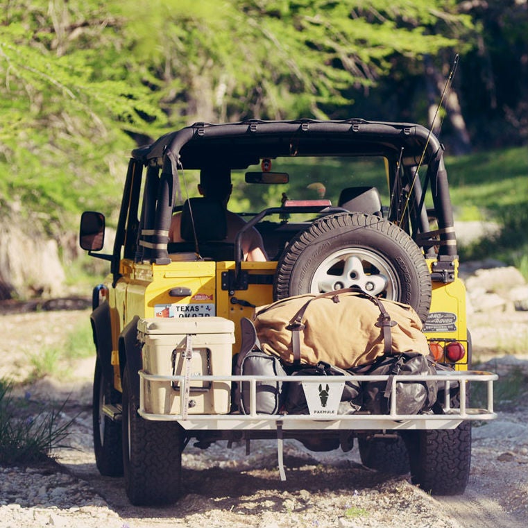 It's like a pickup bed that you can attach or detach in 30 seconds.