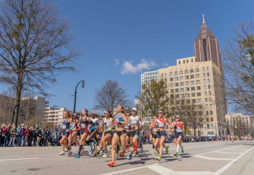 2020 Atlanta Olympic Marathon Trials Fritz Huber Outside Magazine Woman's Race Gallery Photo: Myke Hermsmeyer @mykehphoto myke.hermsmeyer@gmail.com